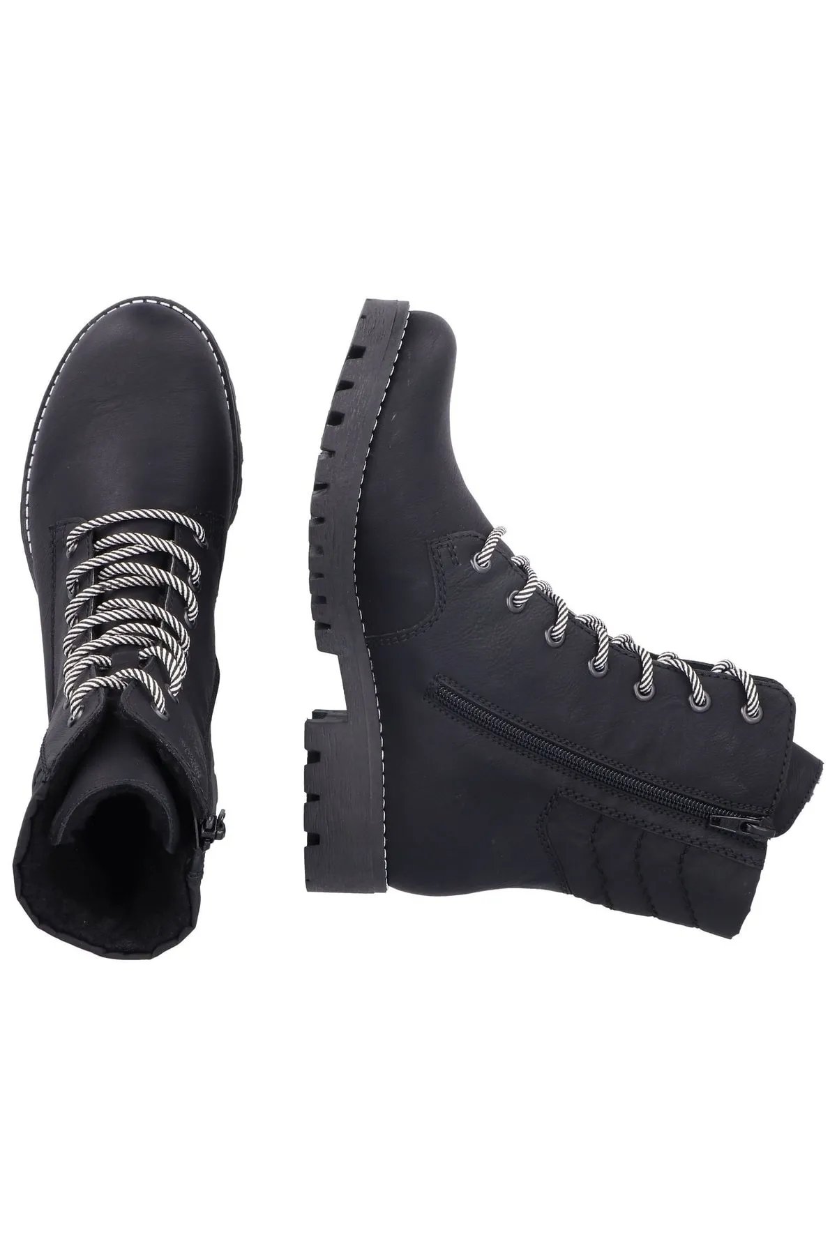 Rieker  Stiefelette - Schwarz - Blockabsatz