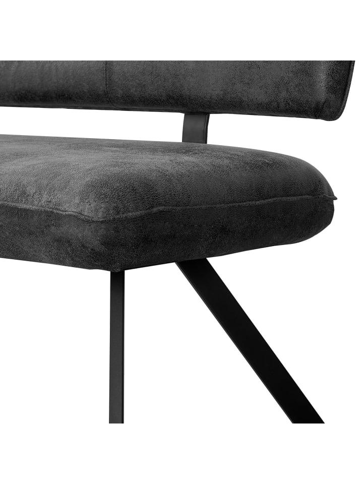 B&D Home 3-tlg. Set: Sitzgruppe Jana in Anthrazit günstig kaufen onesize