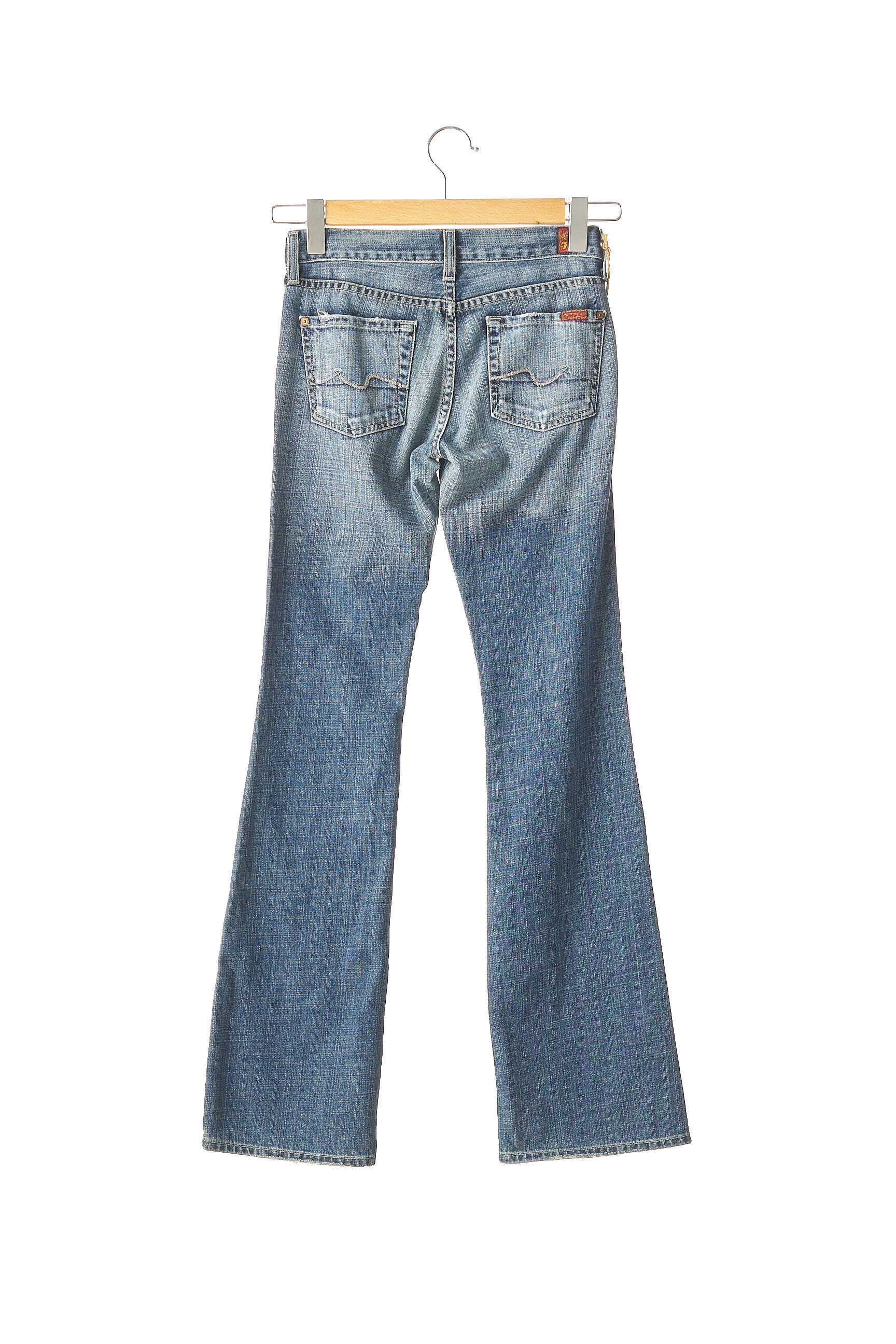7 For All Mankind Jeans Bootcut Femme couleur bleu