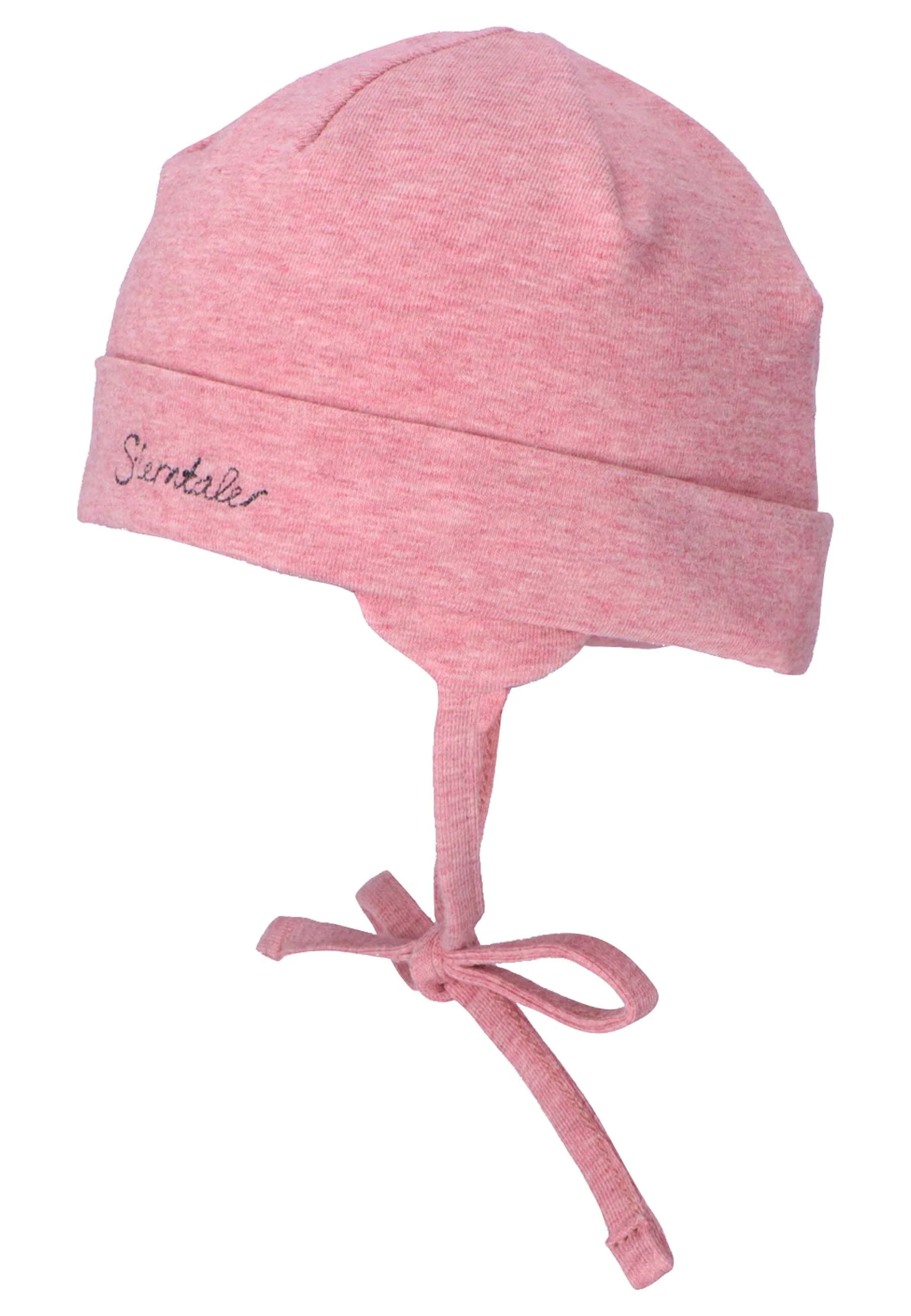 OCS Beanie aus Singlejersey Melange (Bio) Silber