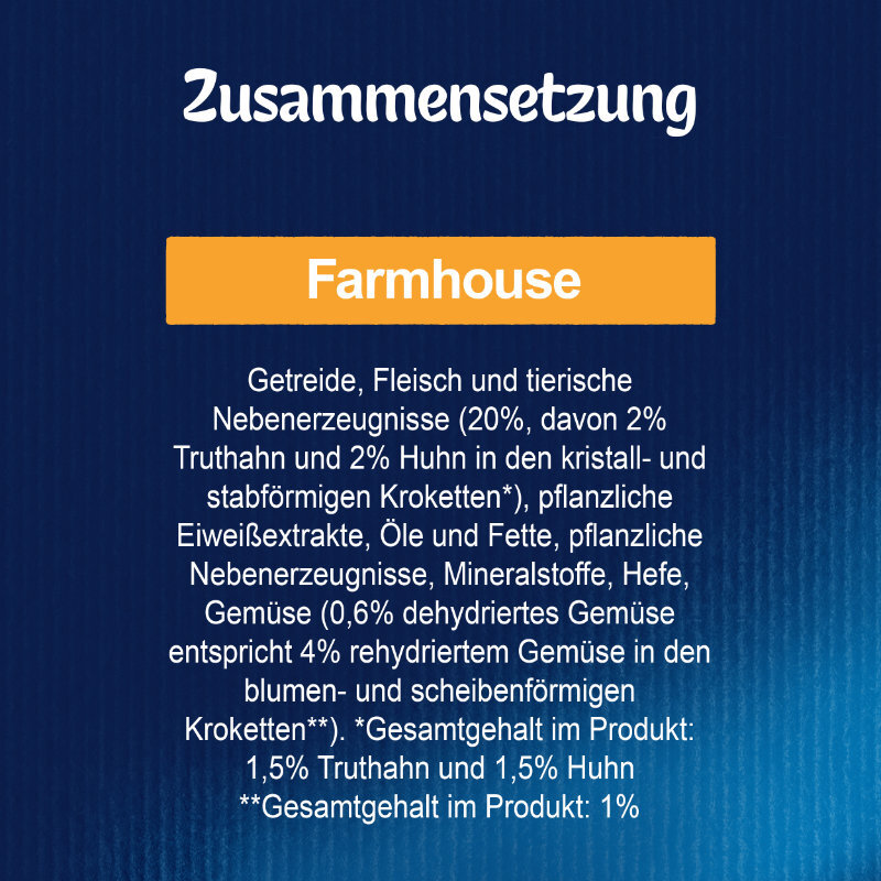 Felix Trockenfutter Felix Farmhouse Sensations 2kg Geflügel