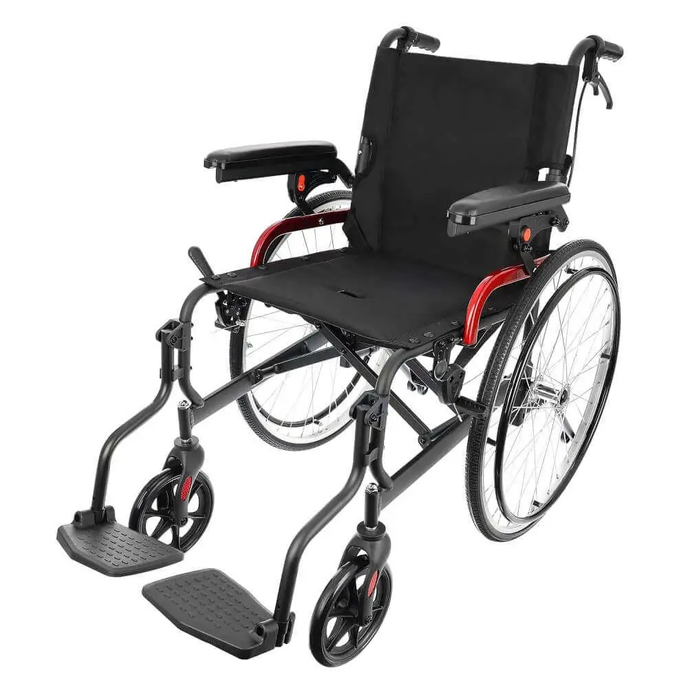 ANTAR Aluminium Rollstuhl AT52306 faltbar