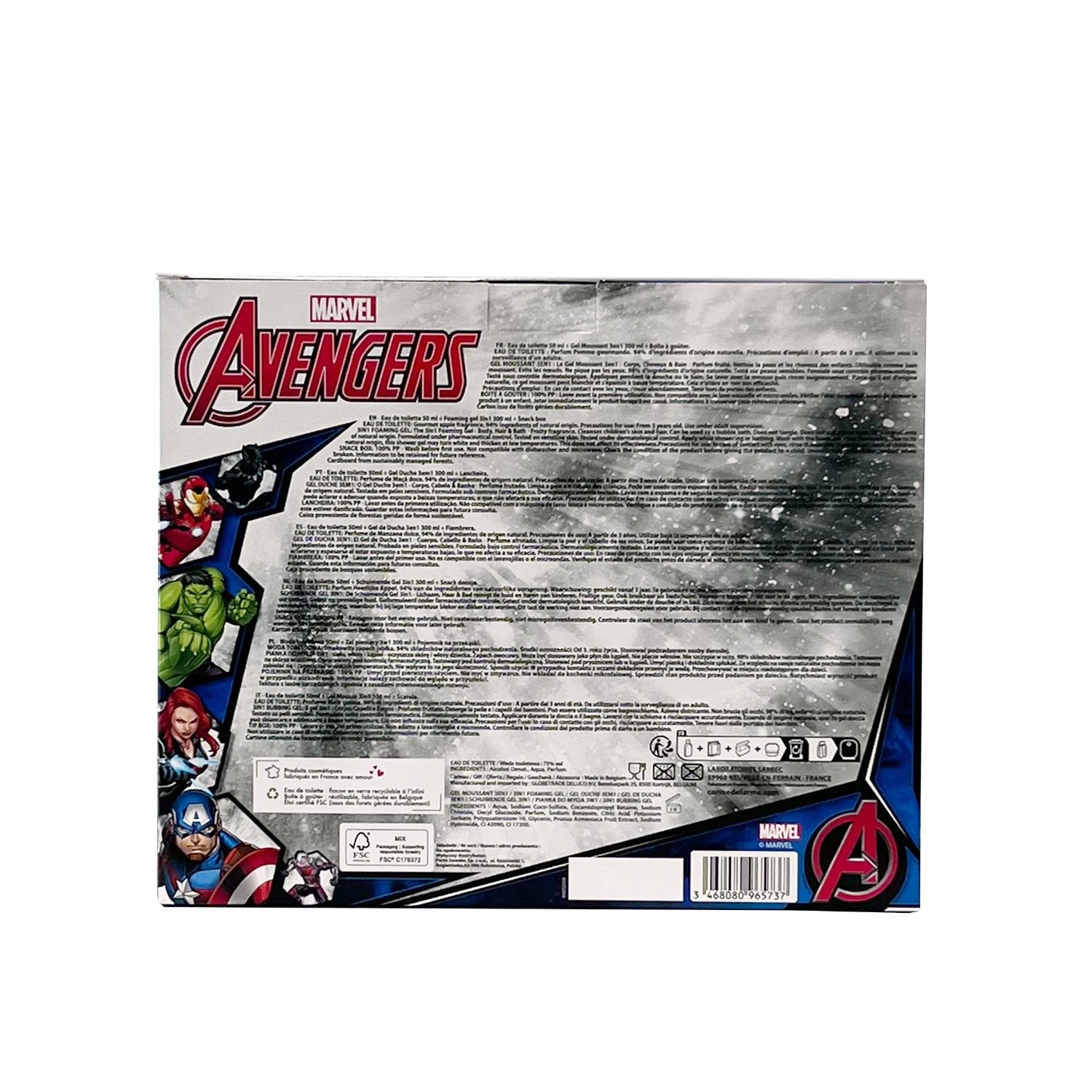 Zestaw pudełek Avengersów CORINE DE FARME