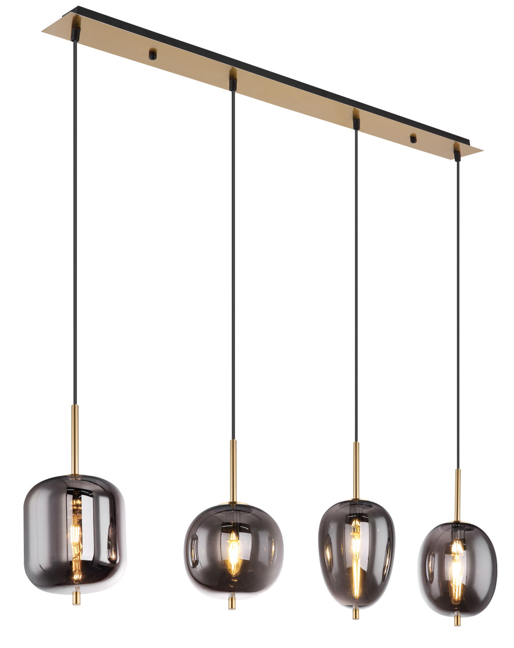 Globo Lighting - BLACKY I - Hängeleuchte Metall, 4x E14