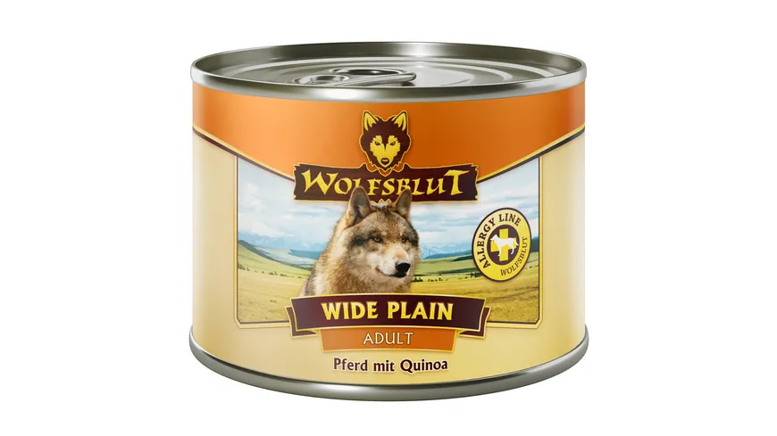 Wolfsblut Hundenassfutter Wide Plain Pferd & Quinoa 200 g