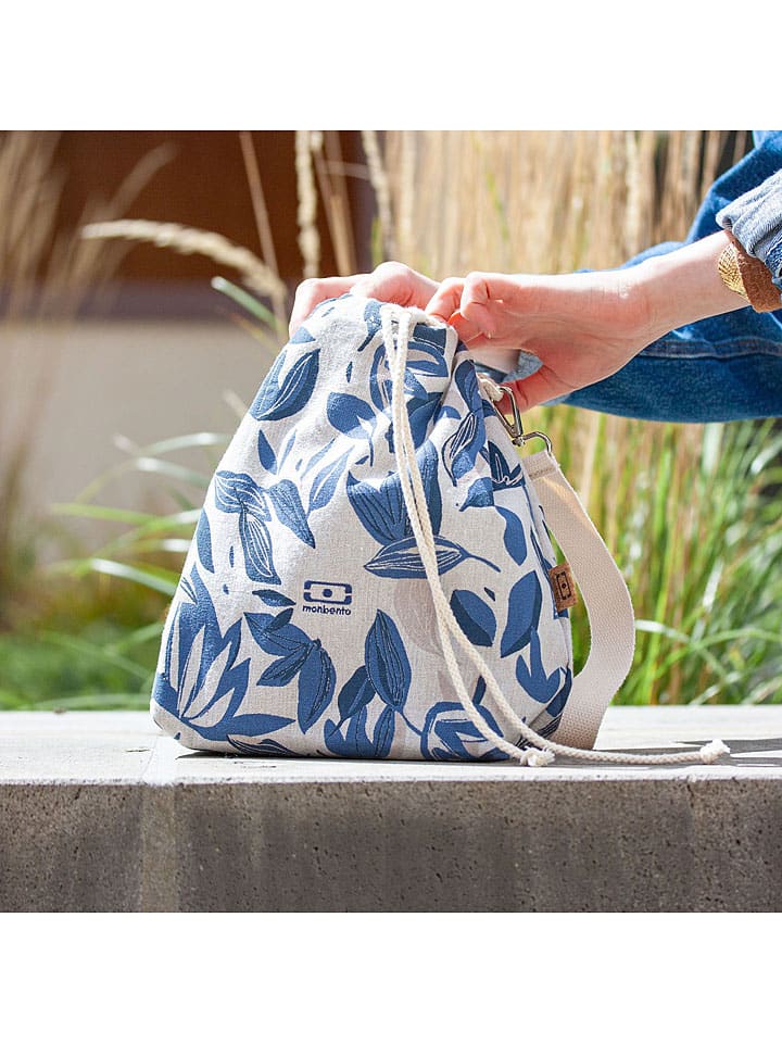 Monbento Lunchtasche in Creme/ Blau - (B)20,5 x (H)25 cm günstig kaufen onesize