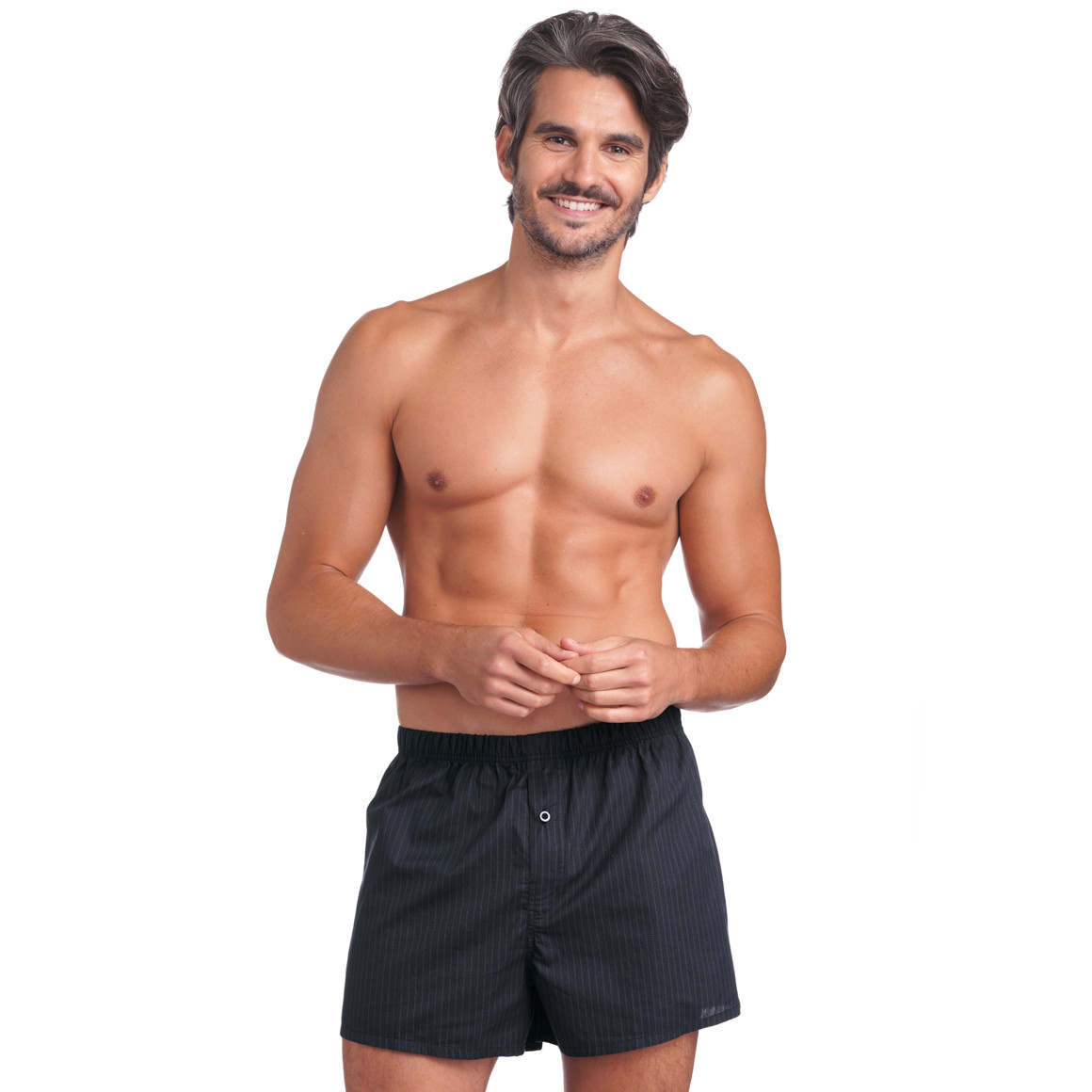 Herren Boxershorts mit Minimal-Print