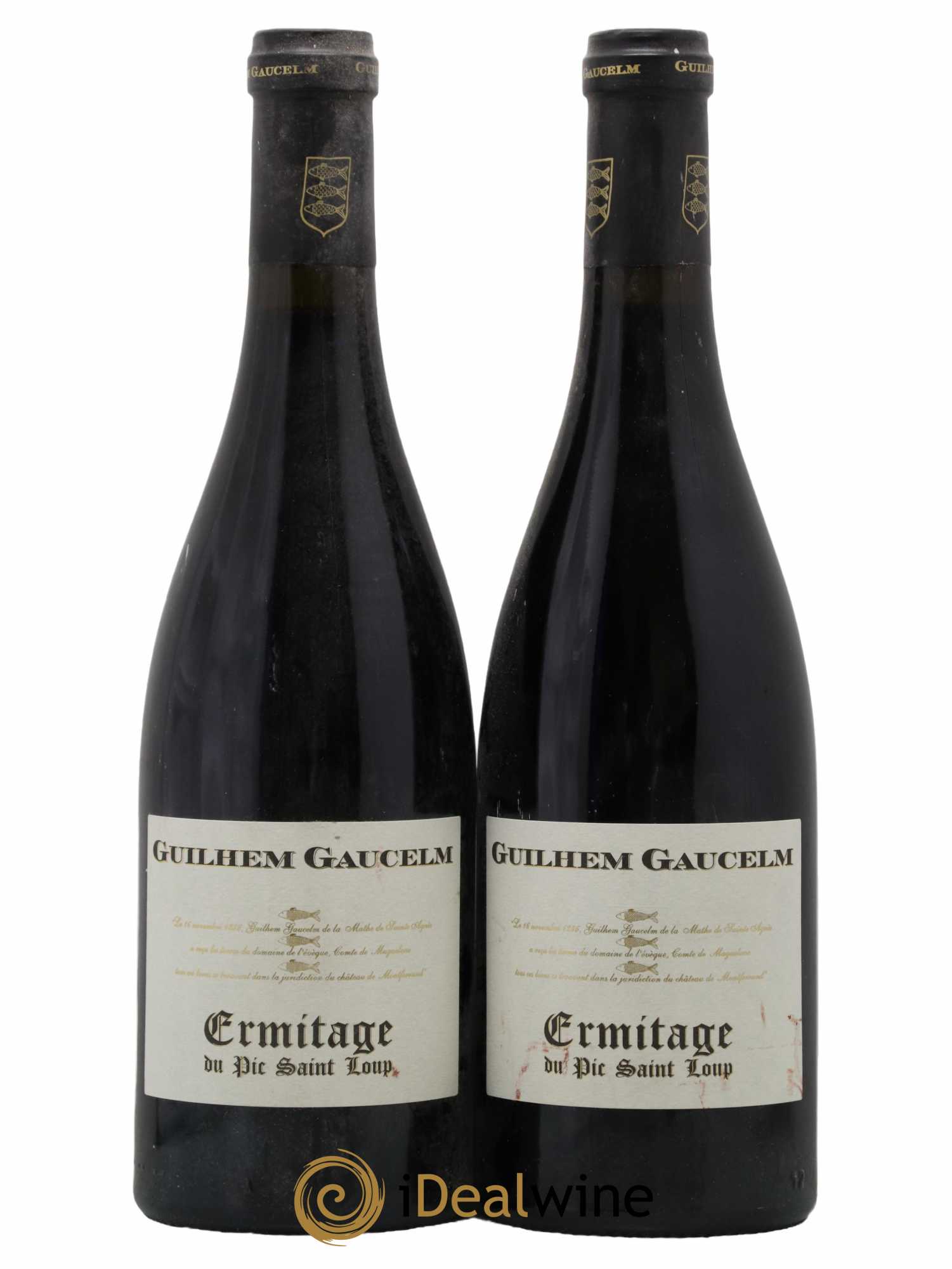 Pic Saint-Loup Héritage du Pic Saint-Loup (anciennement Ermitage) Guilhem Gaucelm  2013 - Lot de 2 Bouteilles