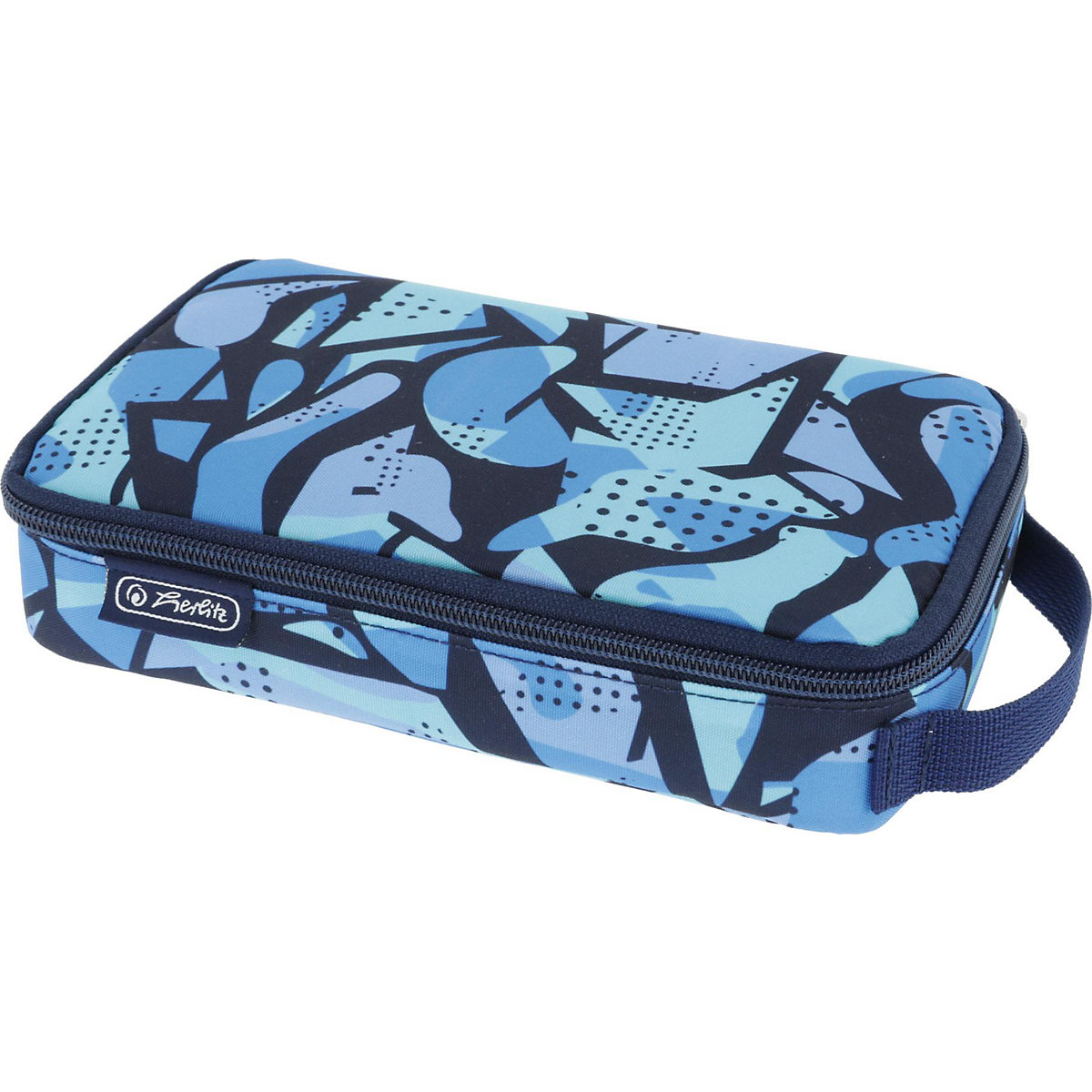 Etuibox 2 Go CamoBlue, unbefüllt, inkl. Geodreieck