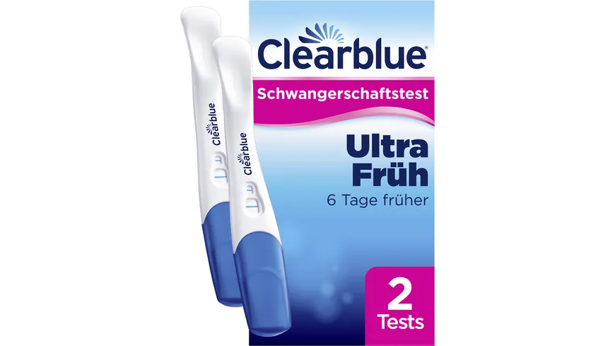 Clearblue Schwangerschaftstest Ultra Fruehtest 2er