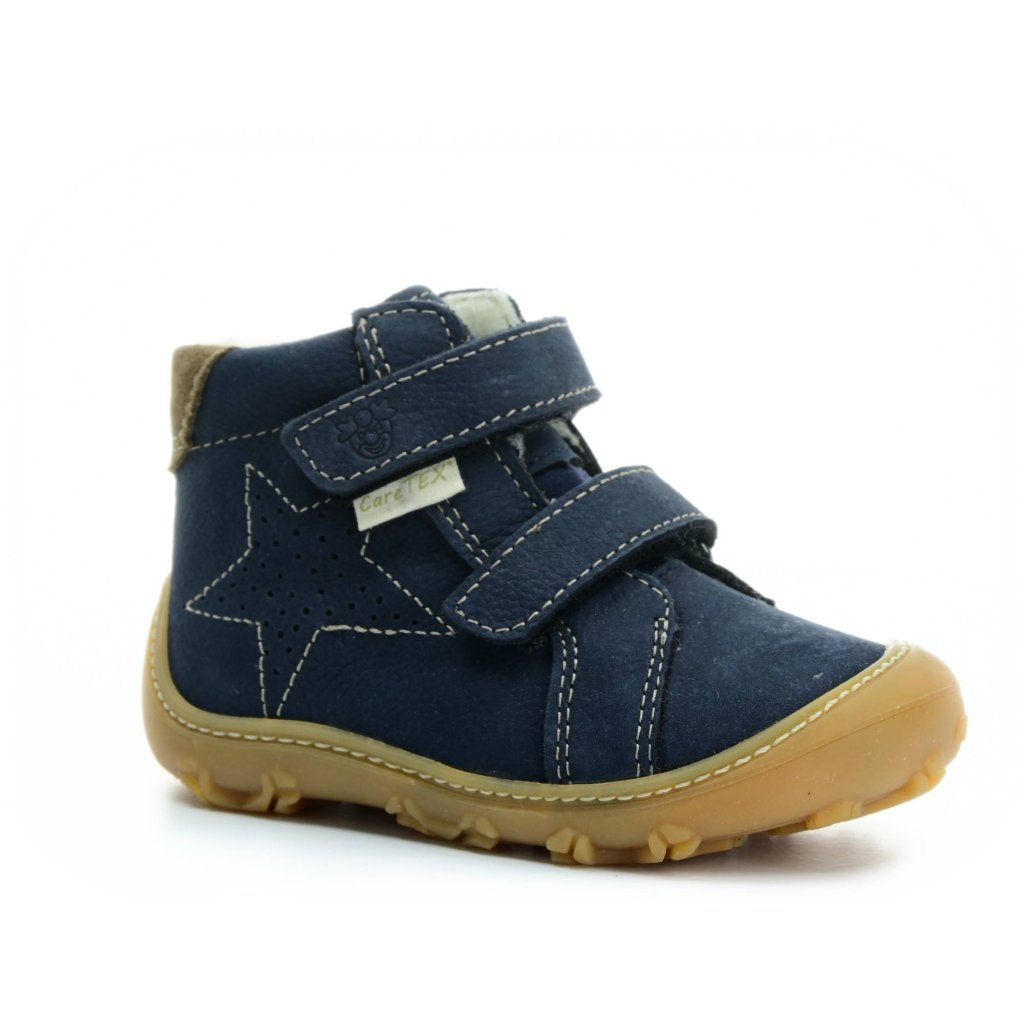 Ricosta Donny See W dunkelblaue gefütterten Barfuß-Stiefeletten