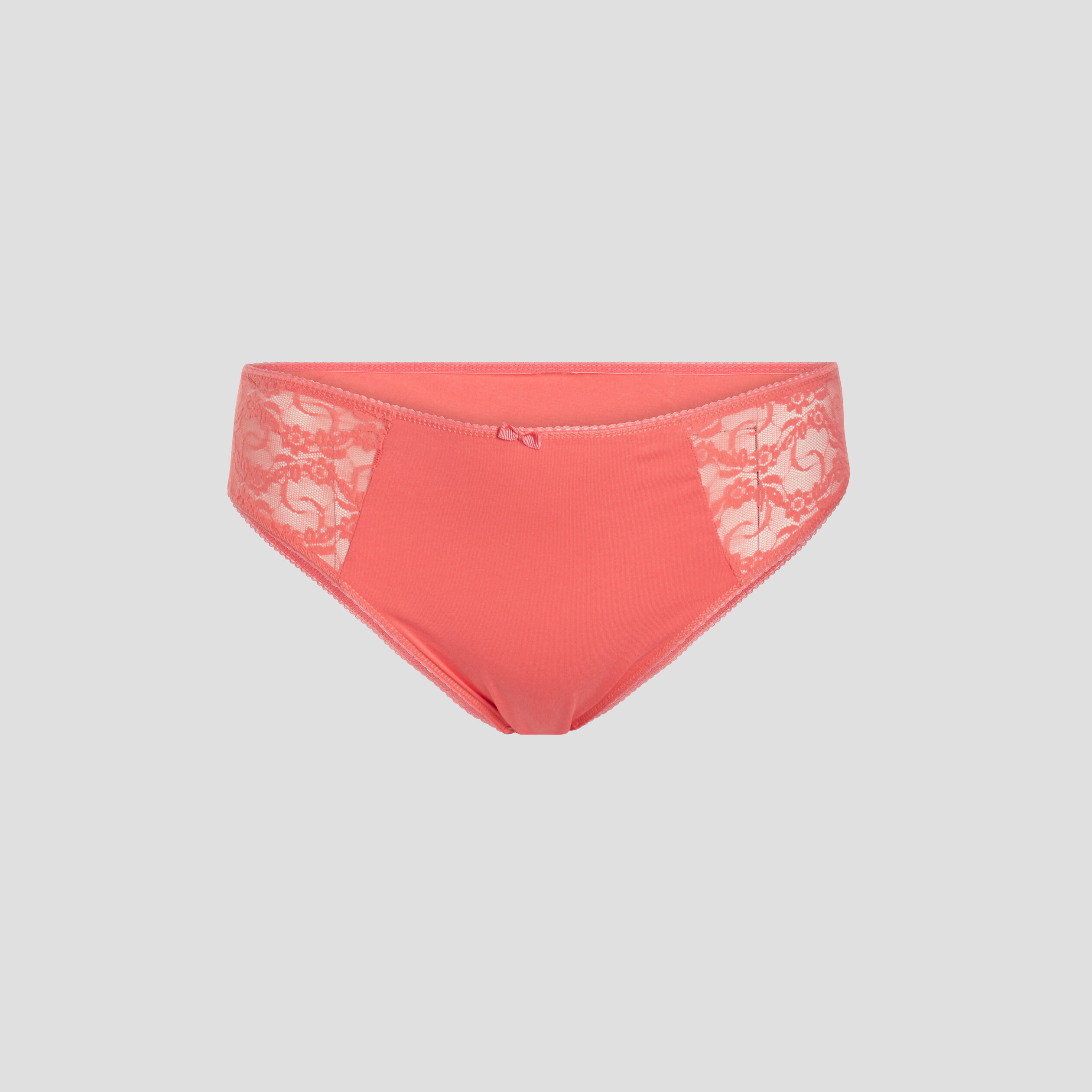 Culotte empiècements dentelle rose fluo femme grande taille | La Halle