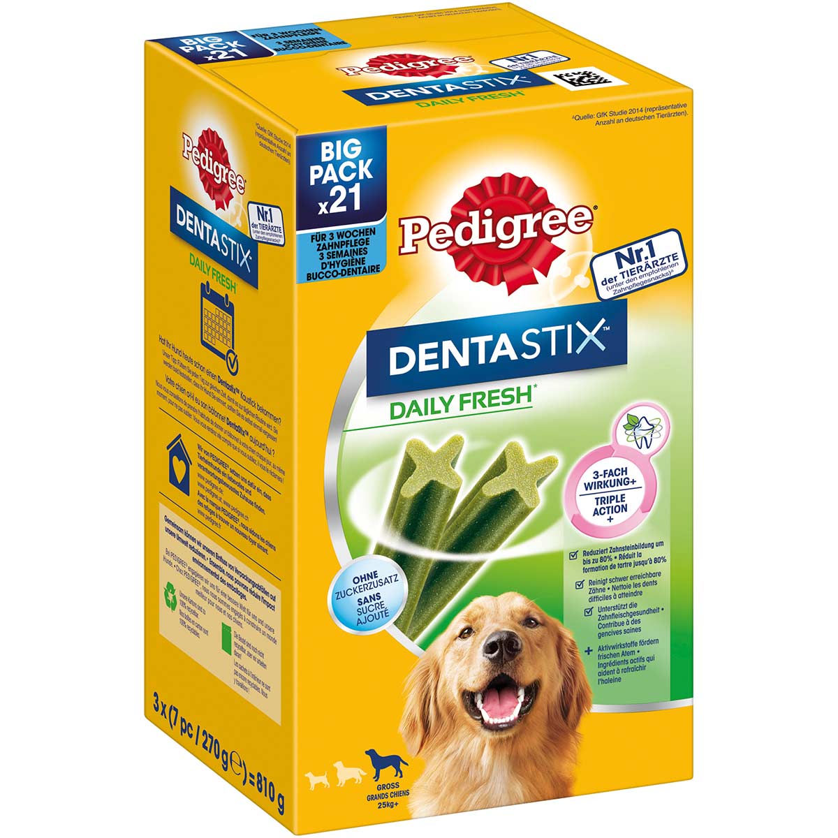 Pedigree DentaStix Daily Fresh für Große Hunde bei ZooRoyal