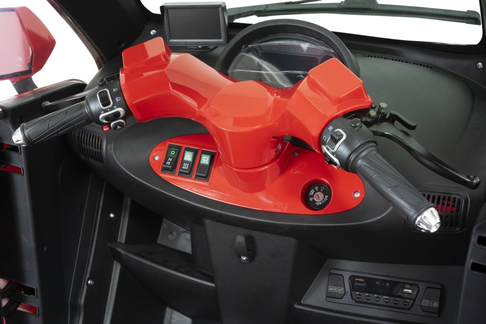 Econelo Elektro Kabinenroller Nelo 3.1 45 km/h rot