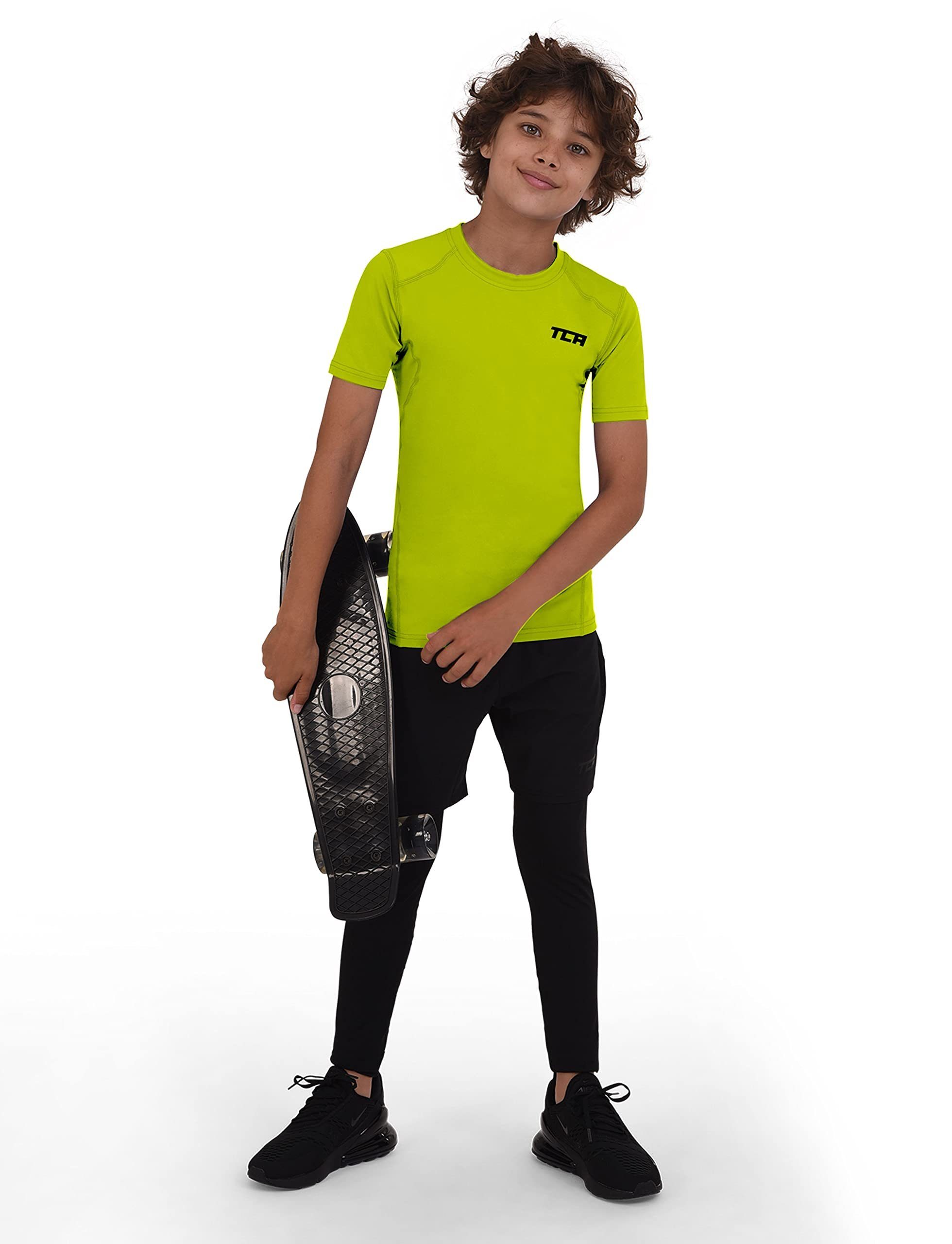 TCA Funktionsunterhemd TCA Herren HyperFusion Sportshirt - Licht Grün, XL