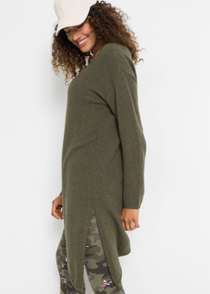 Asymmetrischer Pullover