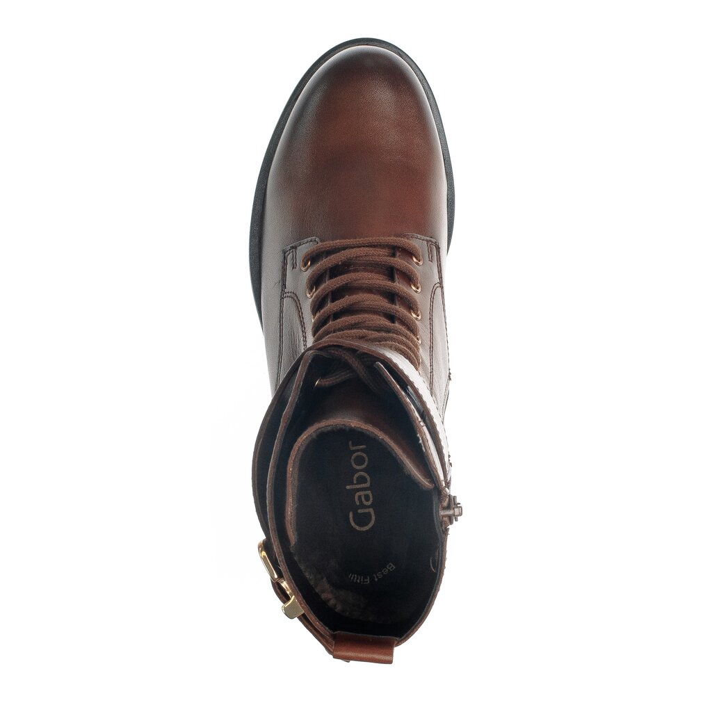 Gabor fashion Schnürstiefelette braun