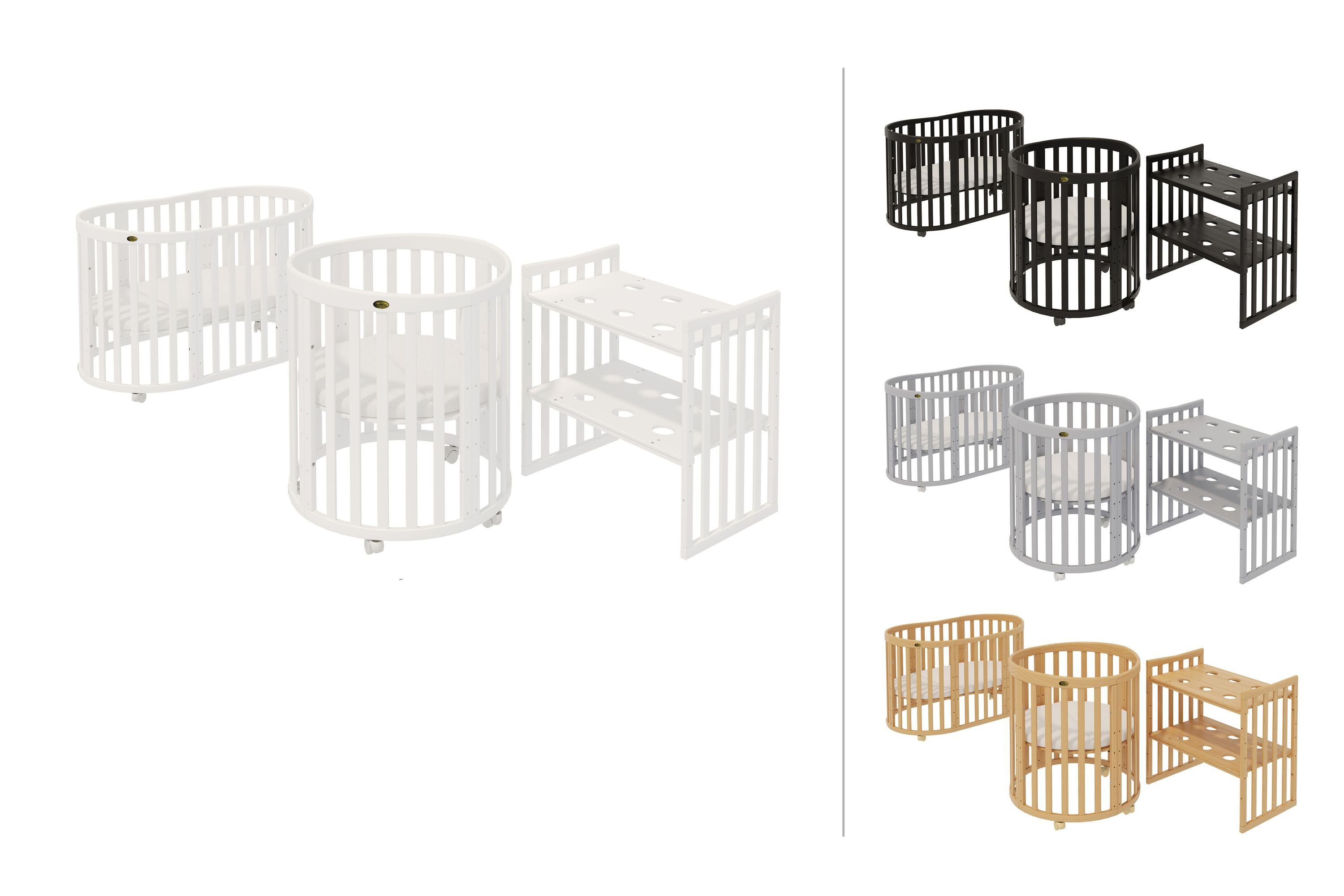 ComfortBaby Beistellbett Babybett SmartGrow 7 in 1