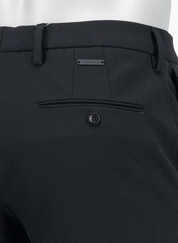 Alberto, Chino Rob-Z, Slim Fit, Ceramica®, schwarz