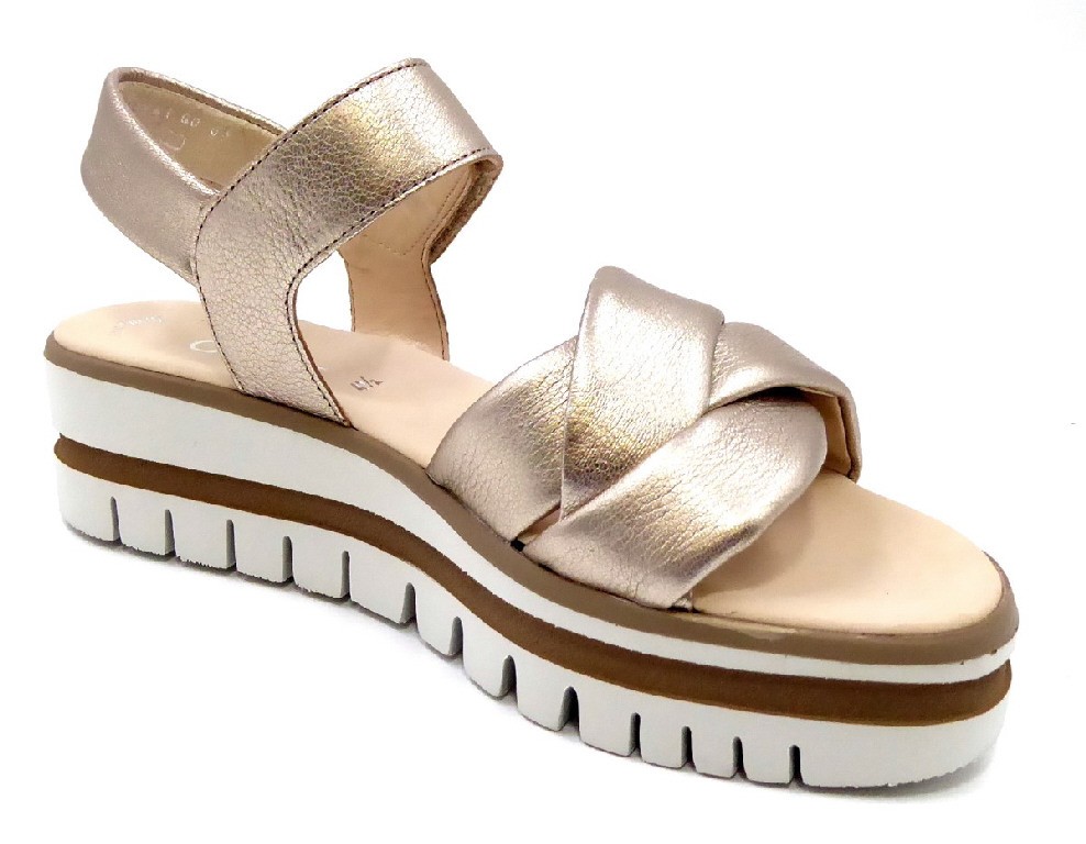 GABOR Plateau Sandalen beige Gabor Fashion Plateau Sandale 24.622.62