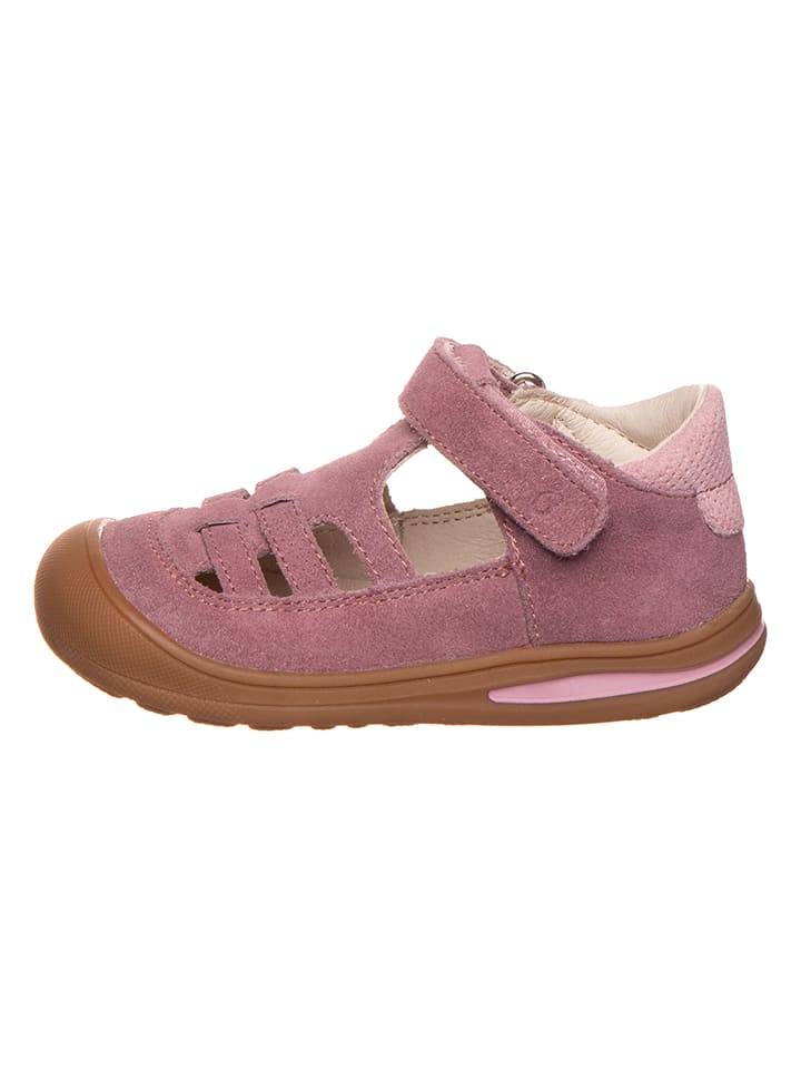 lamino Leder-Halbsandalen in Pink günstig kaufen