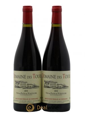 IGP Vaucluse (Vin de Pays de Vaucluse) Domaine des Tours Emmanuel Reynaud  2019 - Lot de 2 Bouteilles