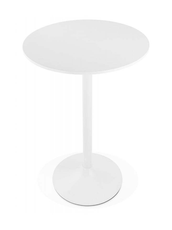 KADIMA DESIGN Hochtisch Weiß Holz Metall | Bartisch für 4 Personen in Weiß günstig kaufen onesize