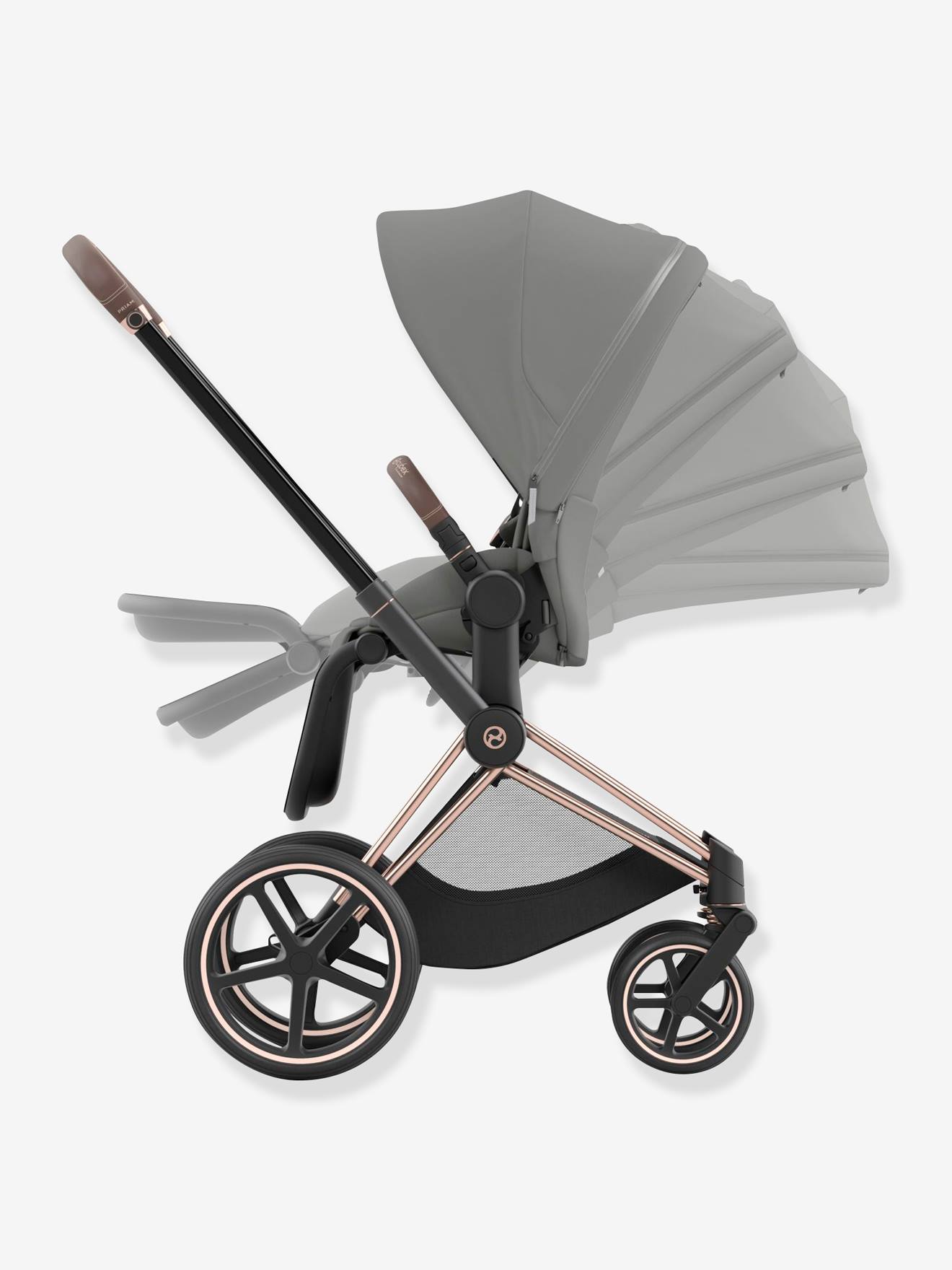 Pack siège Seat Pack Nouvelle Génération pour châssis de poussettes CYBEX Platinum Priam/e-Priam gris (soho grey)