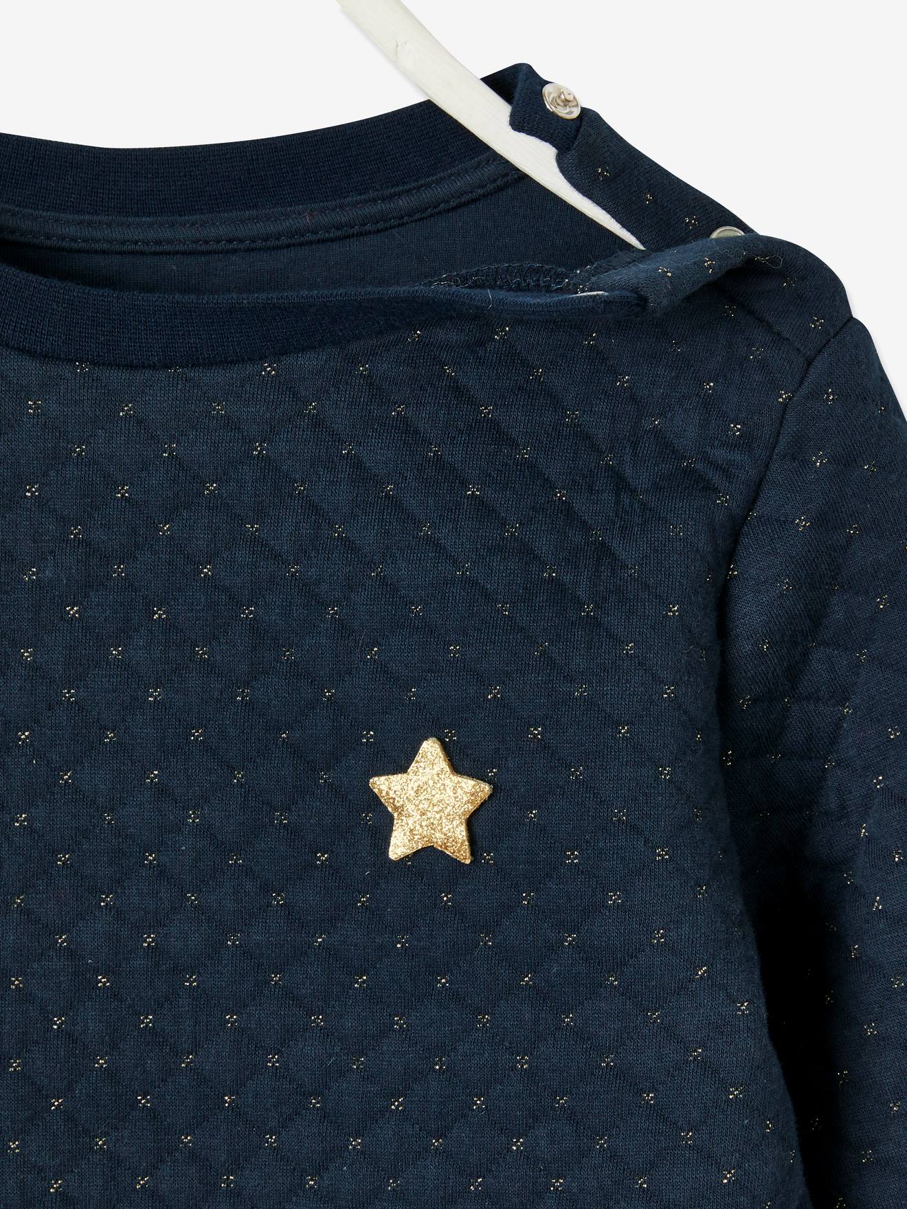 Vertbaudet Festliches Mädchen Kleid, Materialmix - grün