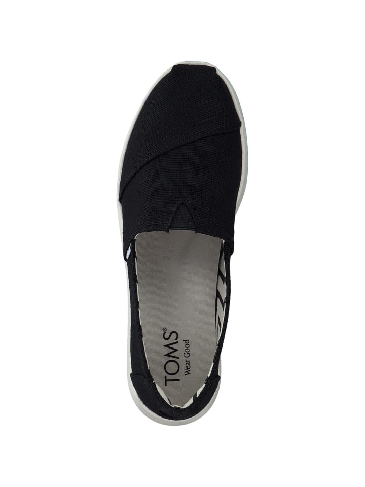 TOMS Slipper in Schwarz günstig kaufen