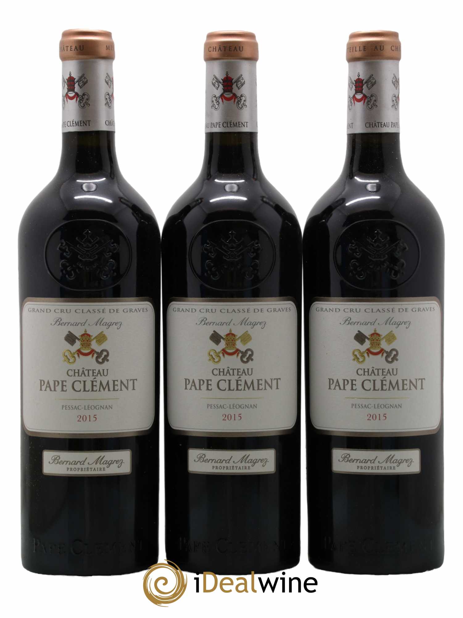 Château Pape Clément Cru Classé de Graves  2015 - Lot de 6 Bouteilles