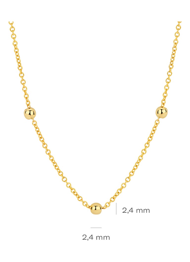 Κολιέ Blush από κίτρινο χρυσό 14 καρατίων 3145YGO