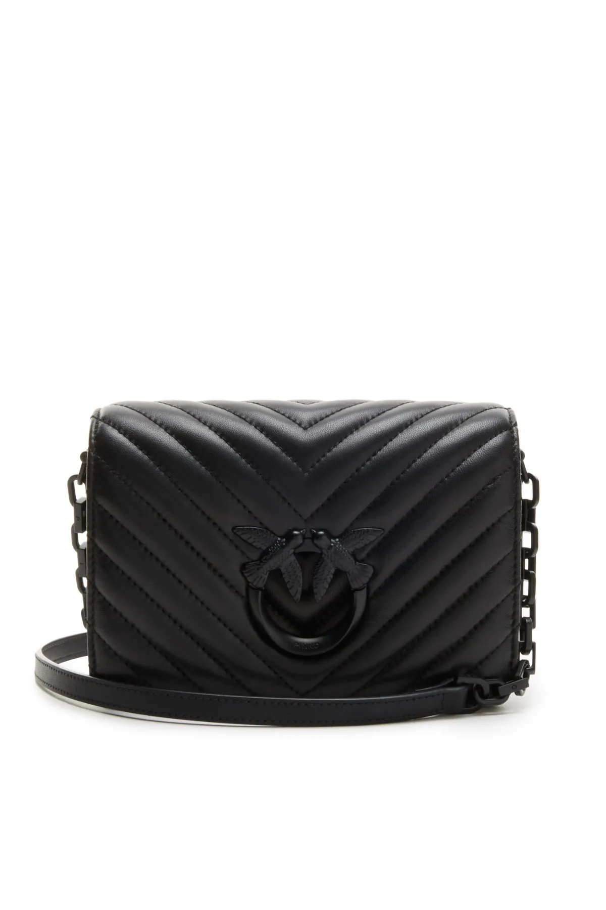 1'ASLAN  Pinko Love Click Damen Crossbody Schwarz 100067-a0vm-z99b