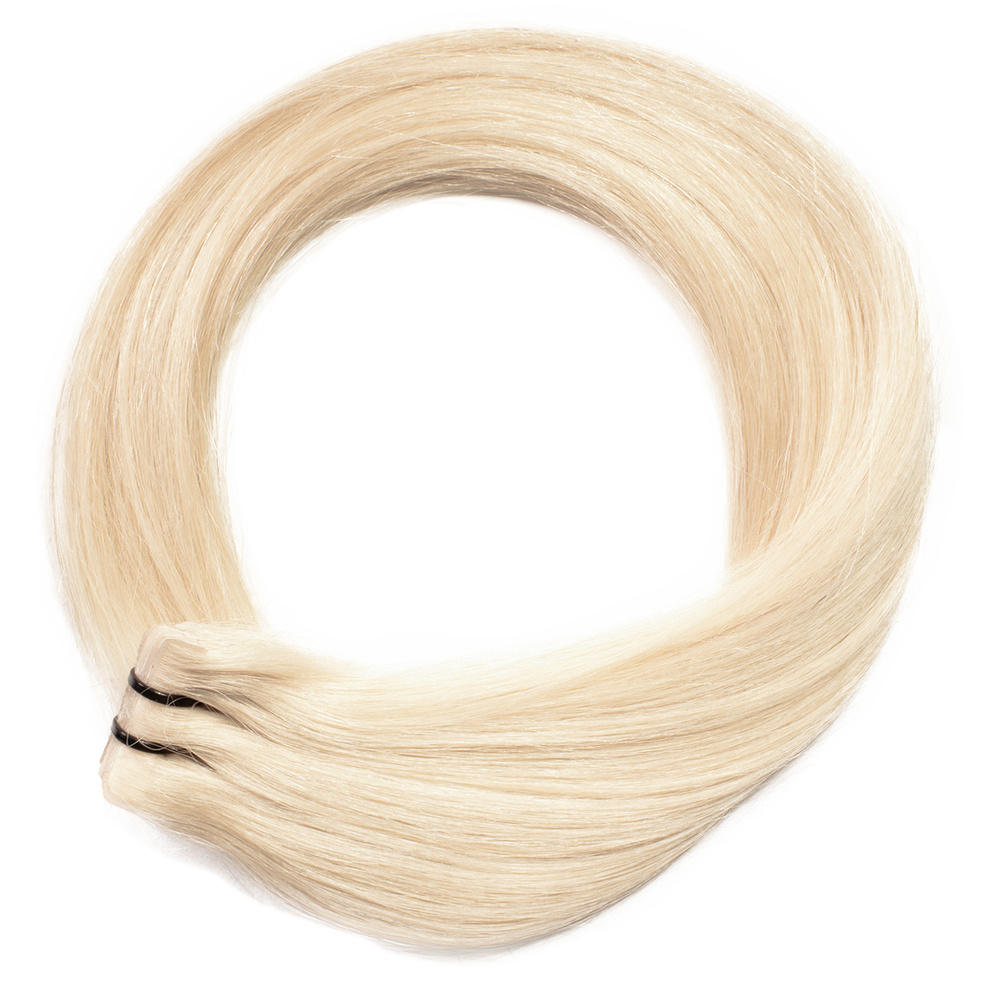 hair2heart Extensions adhesives Invisible Premium cheveux naturels #60 Blond clair extensions
