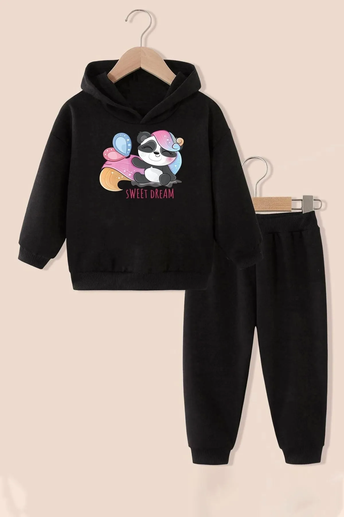 uyguntarz  Kinder-Trainingsanzug-Set „Sweet Dream Panda“.