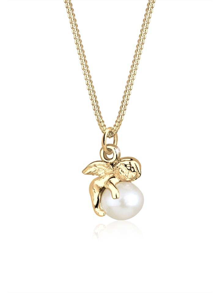 Elli Halskette 925 Sterling Silber Engel in Gold günstig kaufen