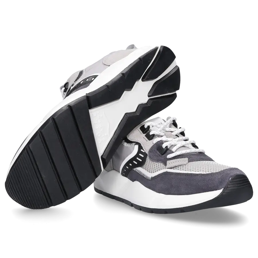 VOILE BLANCHE - Sneaker low CLUB 01 Kalbsleder - grau