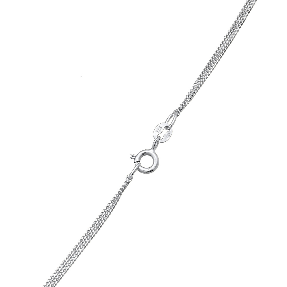 Elli Elli Collier Pendentif solitaire pour femme Layer avec cristal de zirconium en ar collier