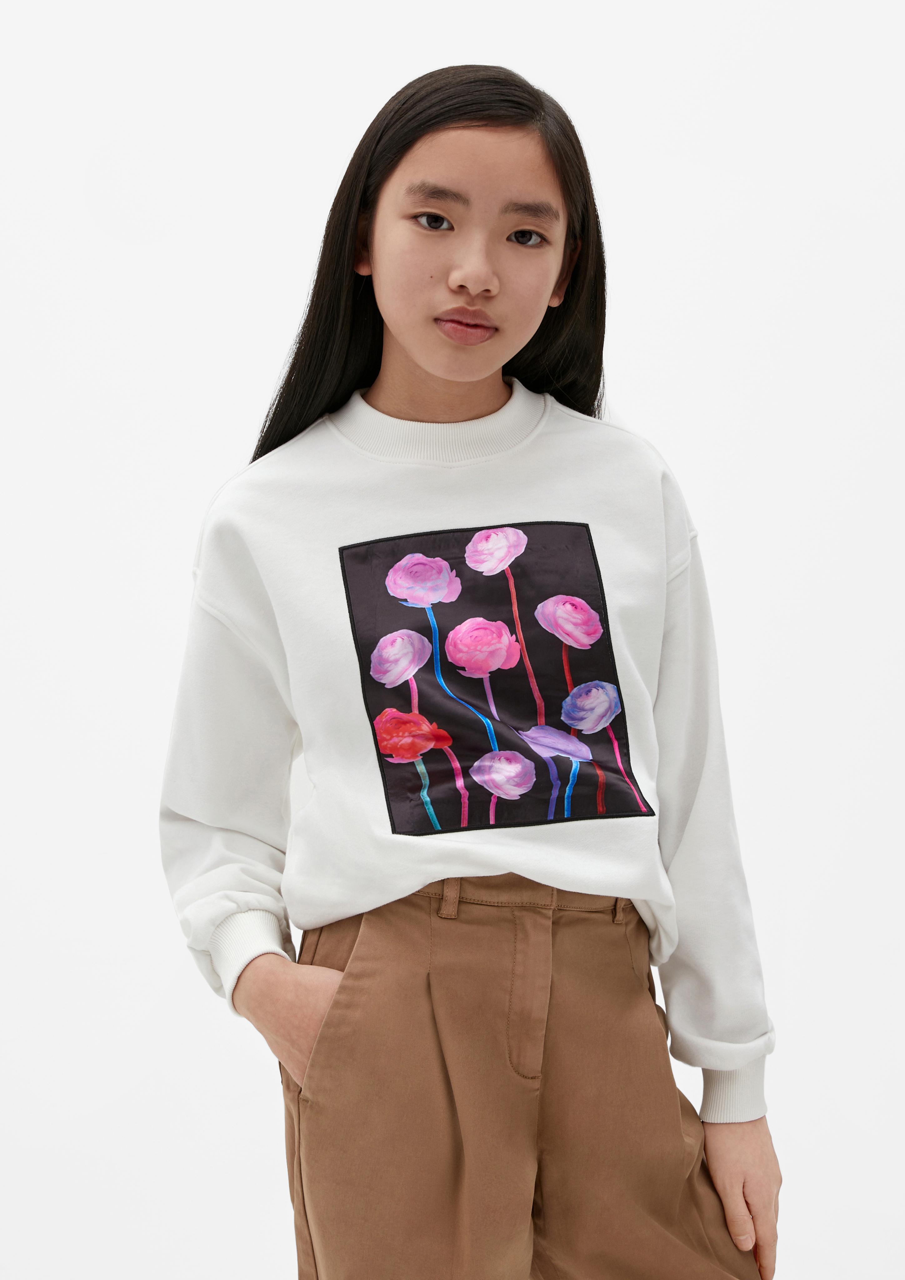 Sweatshirt mit Glanz-Applikation  2133775-0210