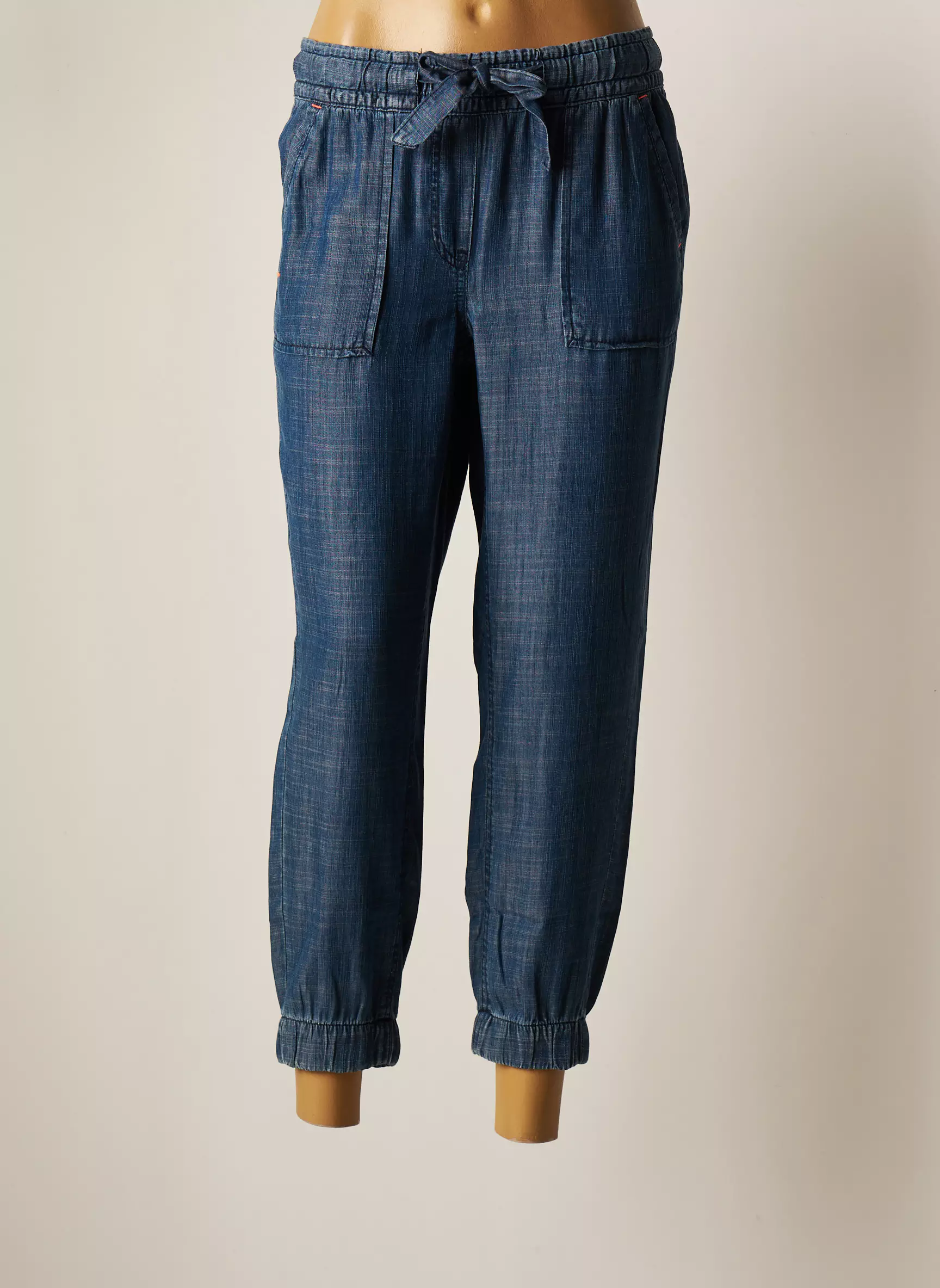 Cecil Pantalon7 8 Femme couleur bleu