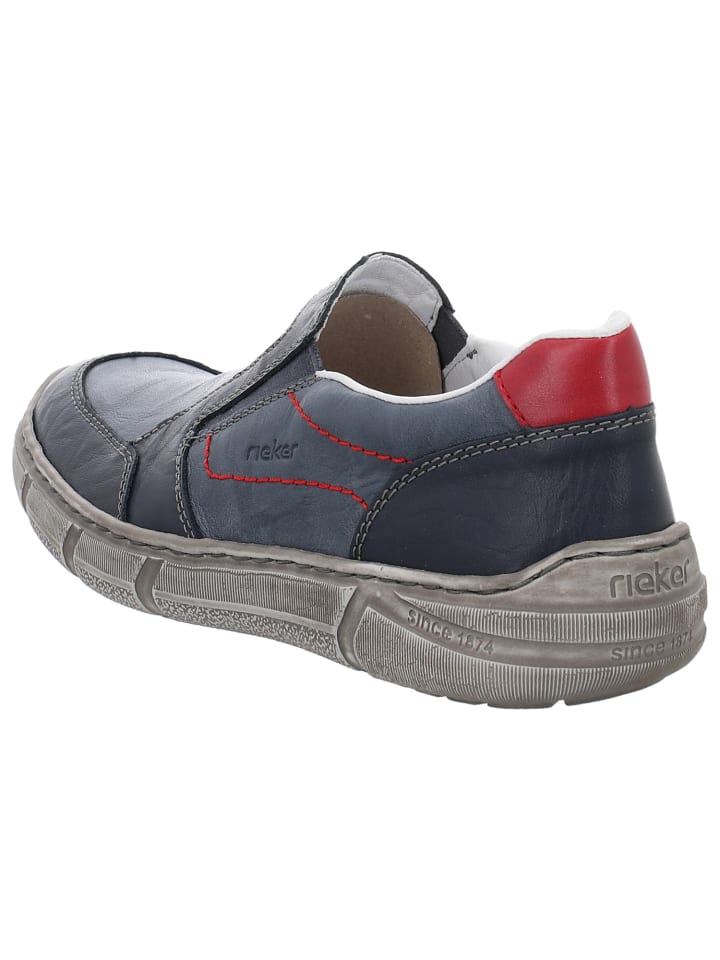 rieker Slipper in blau günstig kaufen