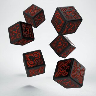 Shadowrun Street Samurai 6W6 Dice Set (6)