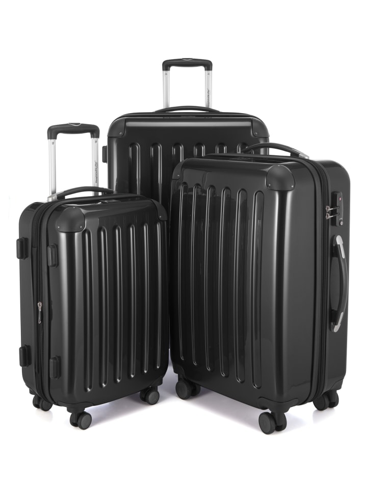 Hauptstadtkoffer Alex - 3er Koffer-Set, 4 Rollen, TSA in Schwarz günstig kaufen S - L