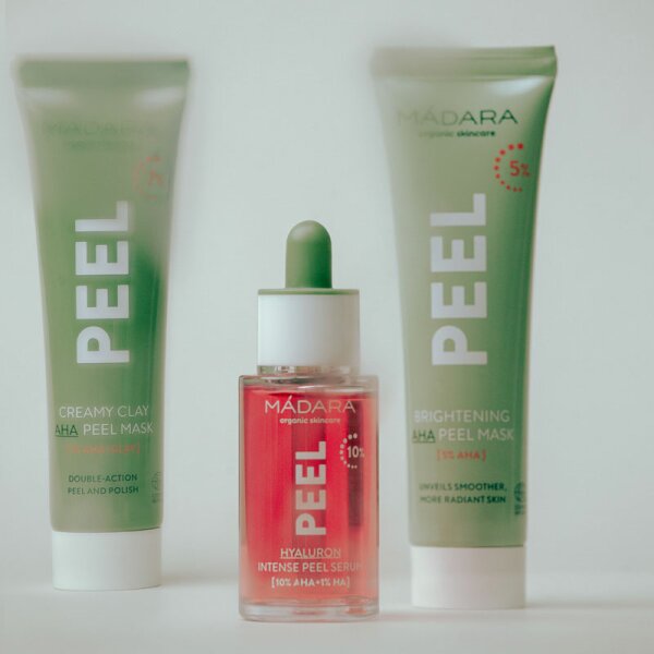 MÁDARA Peel Creamy Clay AHA Peeling Mask Gesichtsmaske
