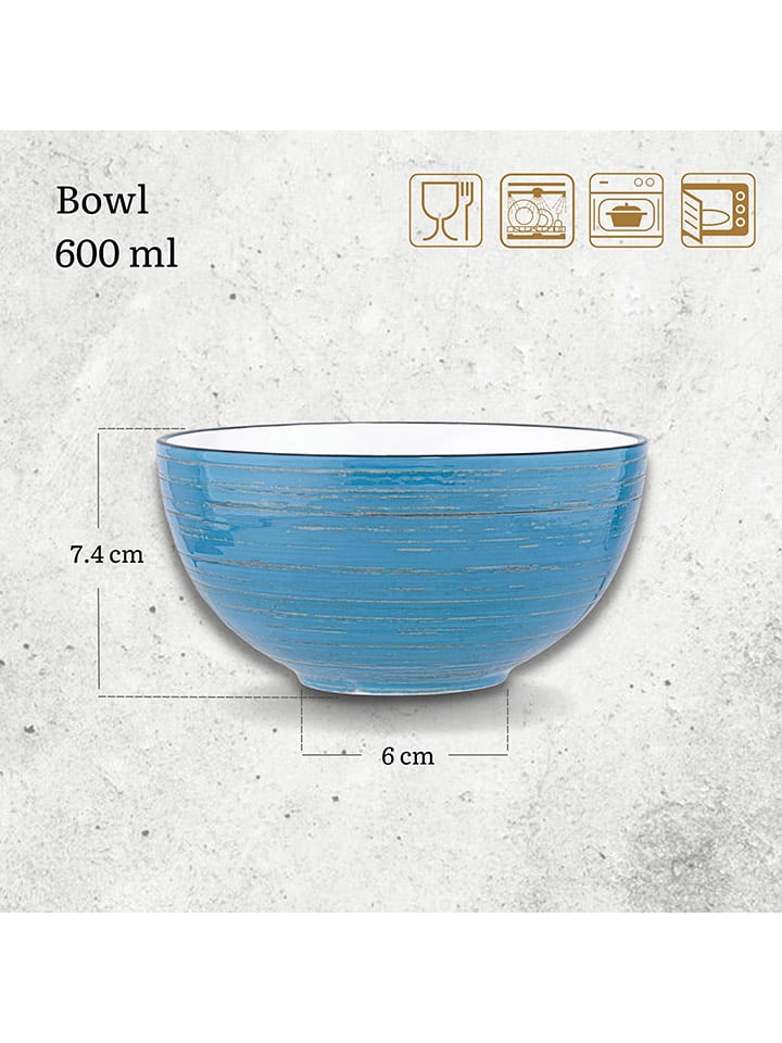 Wilmax 3er-Set: Schalen in Blau - Ø 14 cm günstig kaufen onesize
