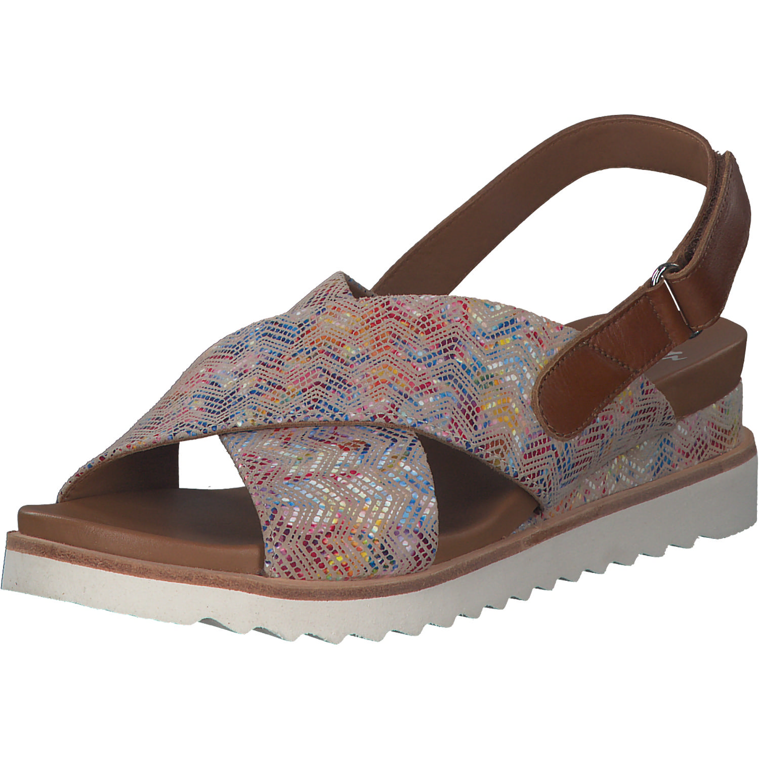 Ara Valencia 28206, Klassische Sandalen, Damen, multi cognac