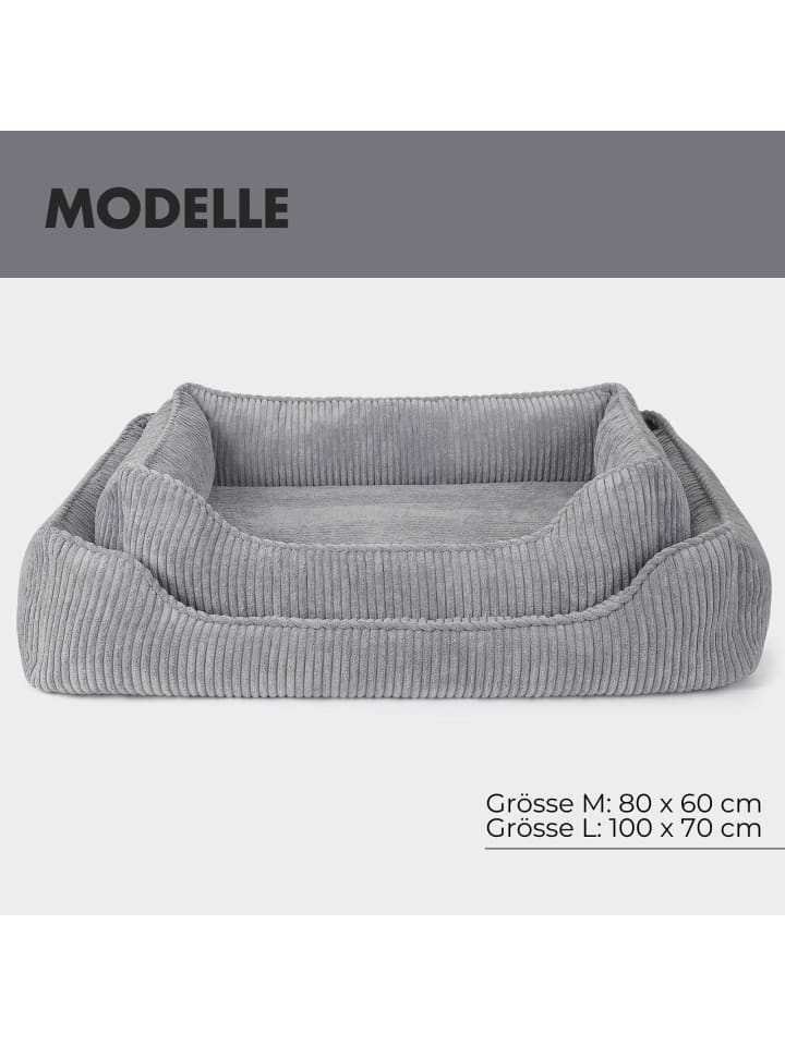PAW WOW Hundebett Anton Cord Grau günstig kaufen