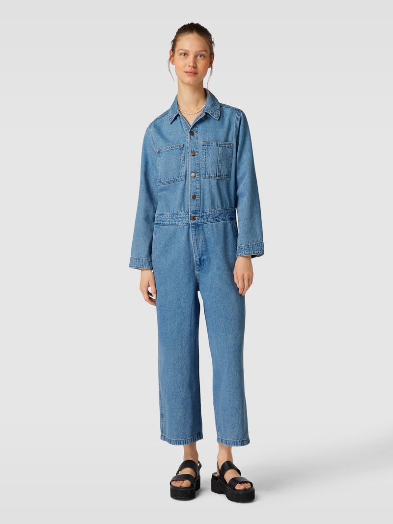 Jumpsuit mit Brusttaschen Modell 'ICONIC' in jeans