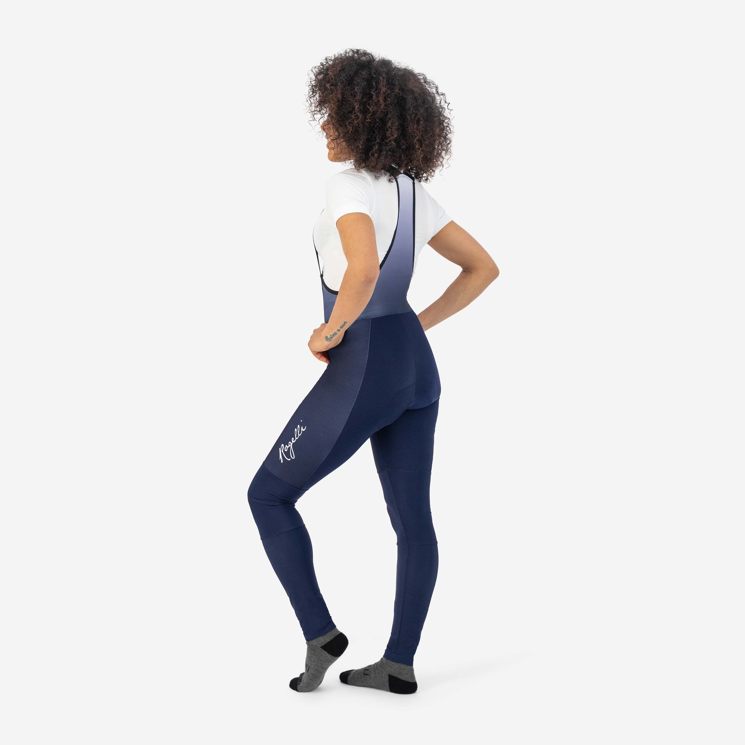 Rogelli Select II Blau Damen Radhose Lang Mit Träger