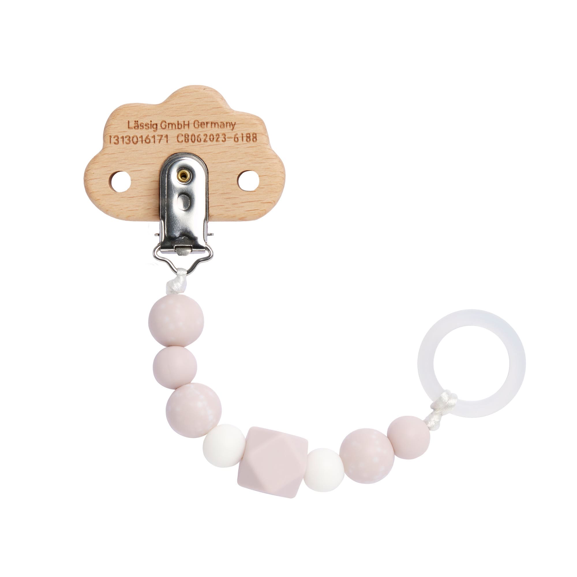 Schnullerkette -  Little Universe, Wolke Rosa